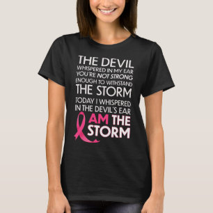 T-shirt Les Guerriers Du Cancer Du Sein Pleurent Je Suis L