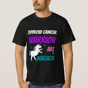T-shirt Les guerriers du cancer du thyroïde sont magiques