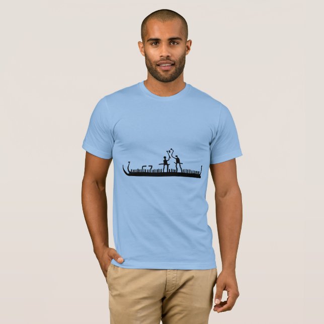 T-shirt Les guerriers norvégiens viking (Devant entier)