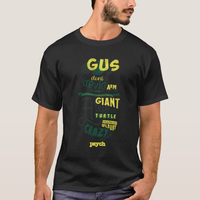 T-shirt Les Gus Psych Ne Sont Pas Cachés (Devant)