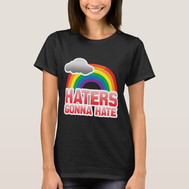 T-SHIRT LES HAINEUX VONT HAÏR (Devant)