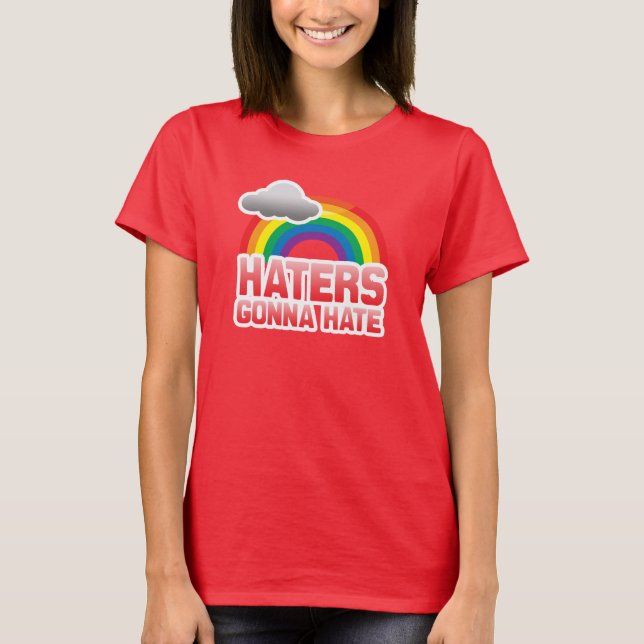 T-SHIRT LES HAINEUX VONT HAÏR (Devant)