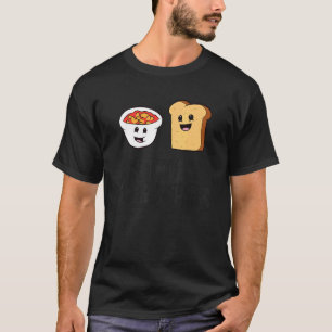 T-shirt Les Haricots Cuits Toast Mieux Ensemble Aimer Hari