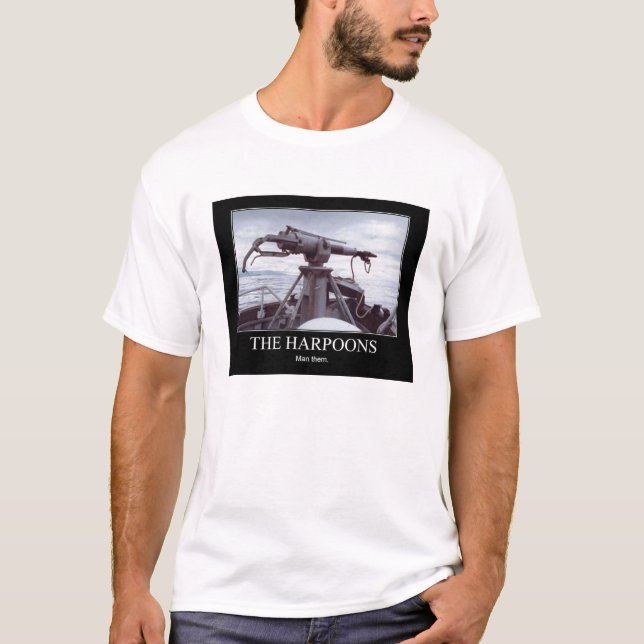 T-shirt Les harpons, les équipent (Devant)