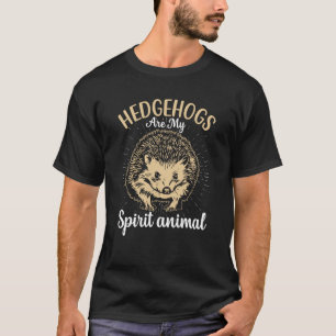 T-shirt Les hérissons sont mon esprit Animal Nature Faune