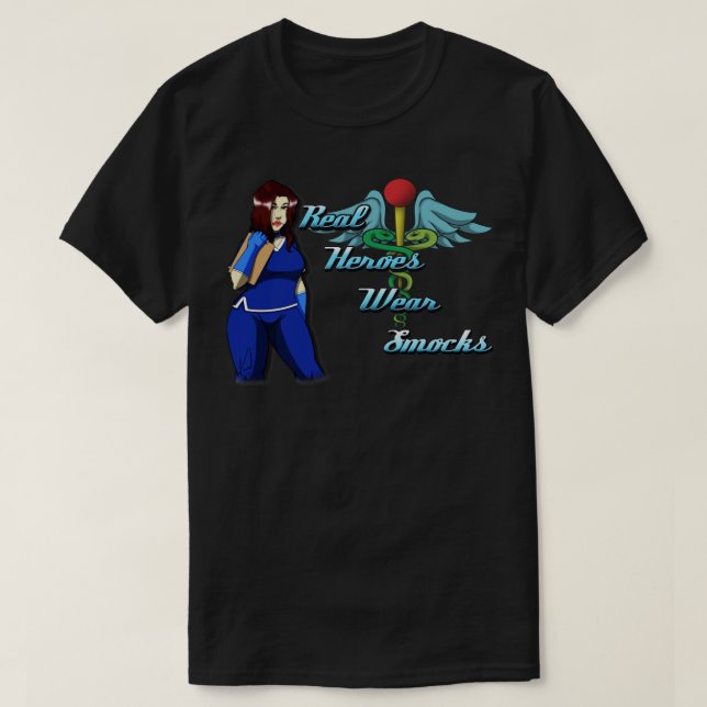 T-shirt Les héros dans les fumées (Design devant)