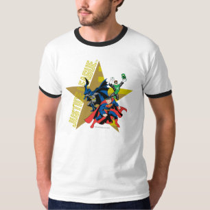 T-shirt Les héros des étoiles de la Ligue de la Justice