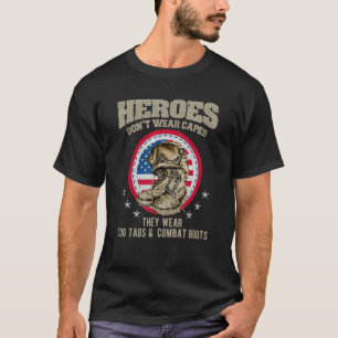 T-shirt Les héros ne portent pas de capes, ils portent des