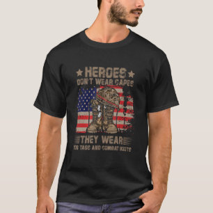 T-shirt Les héros ne portent pas de capes, ils portent des