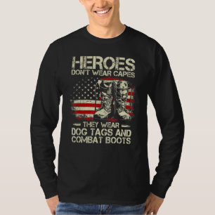 T-shirt Les héros ne portent pas de capes ils portent des