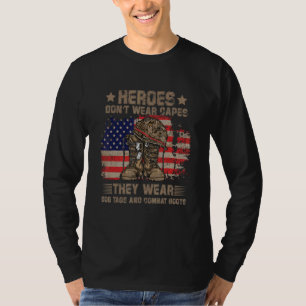 T-shirt Les héros ne portent pas de capes, ils portent des