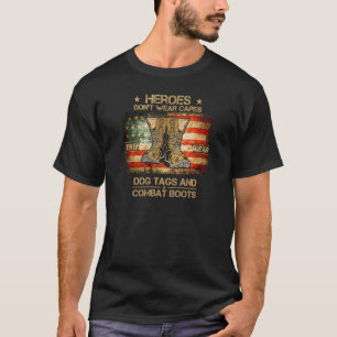 T-shirt Les Héros Ne Portent Pas De Capuchons Ils Portent