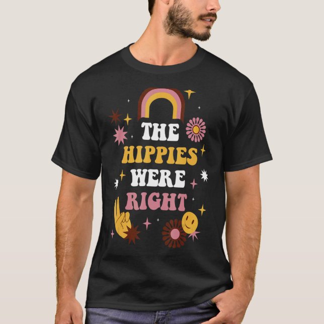 T-shirt Les Hippies Avaient Raison (Devant)