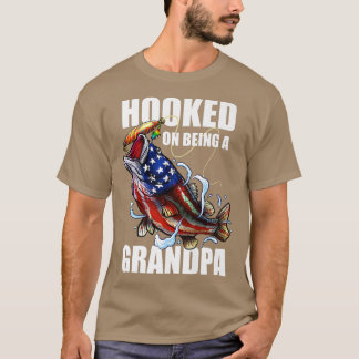 T-shirt Les Hommes Actifs D'Être Un Grand-Père Américain D