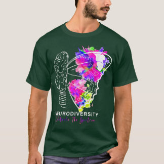 T-shirt Les hommes adoptent la neurodiversité - spécificat