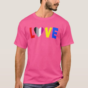 T-shirt Les Hommes Aiment Lgbtq Le Drapeau De La Communaut