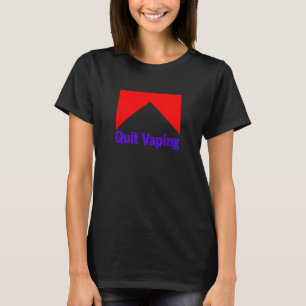 T-shirt Les hommes arrêtent la vape pour être un homme