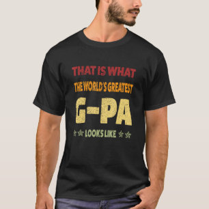 T-shirt Les hommes c'est ce à quoi ressemble le plus grand