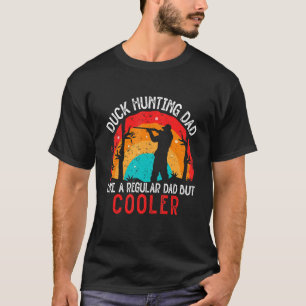 T-shirt Les Hommes Chasse De Canard Papa Comme Un Papa Rég