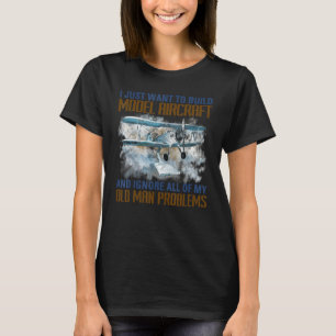 T-shirt Les Hommes Construisent Des Avions Modèle Et Ignor