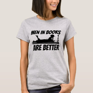 T-shirt LES HOMMES DANS LES LIVRES SONT DE MEILLEURS T-shi