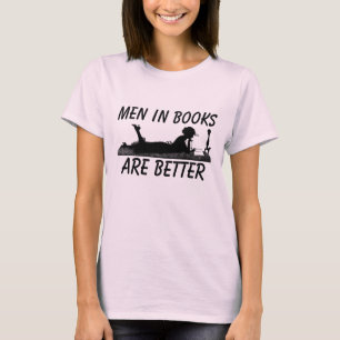 T-SHIRT LES HOMMES DANS LES LIVRES SONT DE MEILLEURS T-SHI
