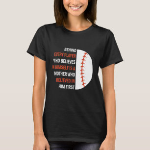 T-shirt Les Hommes Derrière Chaque Joueur Est Une Mère Coo