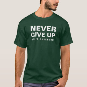 T-shirt Les hommes Elégant Forêt Profonde Vert N'abandonne