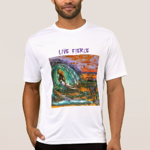 T-shirt Les hommes féroces vivants court-circuitent le