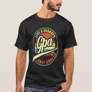 T-shirt Les Hommes Gpa Comme Un Grand-Père Seulement Glaci