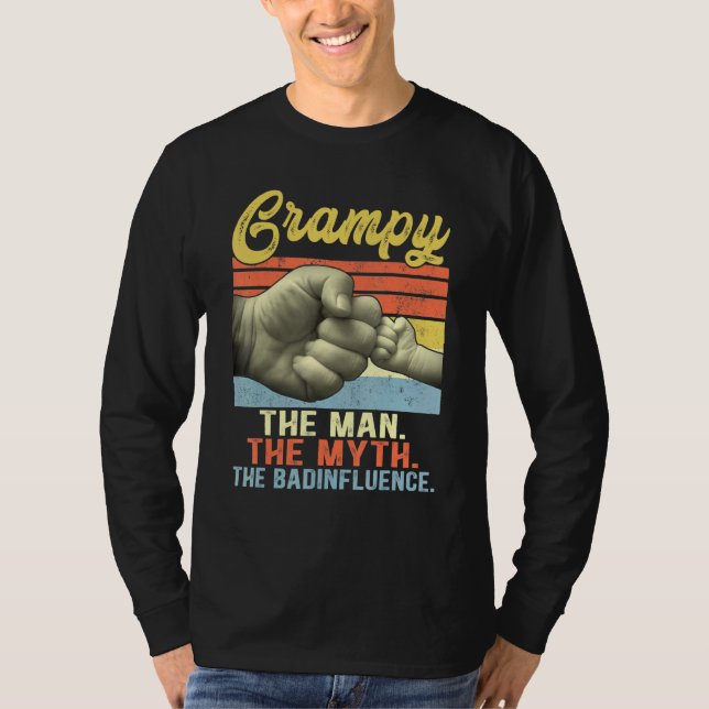 T-shirt Les Hommes Grampy L'Homme Le Mythe La Mauvaise Inf (Devant)