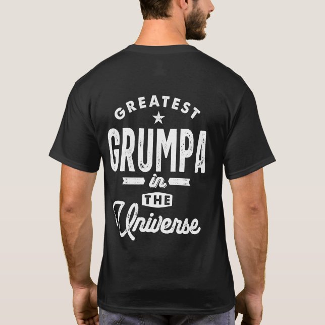 T-shirt Les Hommes Grumpa Les Plus Grands Dans L'Univers G (Dos)