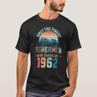 T-shirt Les Hommes Les Pêcheurs Les Plus Beaux Sont Nés En