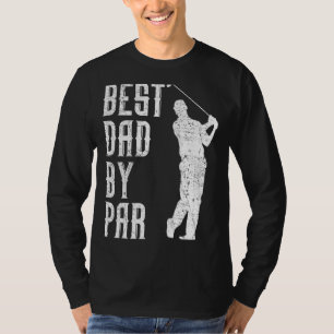 T-shirt Les Hommes Meilleur Papa Par Par Golf Funny Fête d