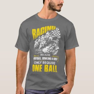 T-shirt Les Hommes Motocross Racing Parce Que Les Autres S