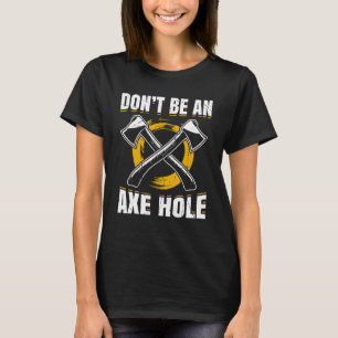 T-shirt Les Hommes Ne Doivent Pas Être Des Trous Ax Paille