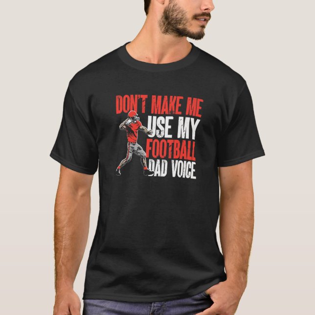 T-shirt Les hommes ne m'obligent pas à utiliser ma voix de (Devant)