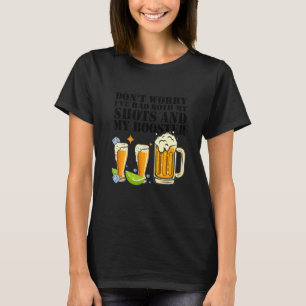 T-shirt Les hommes ne s'inquiètent pas que j'ai eu à la fo