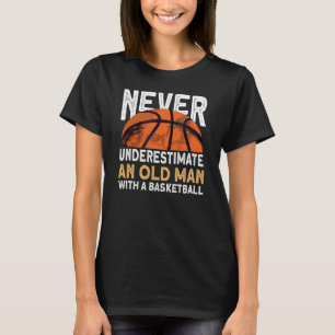 T-shirt Les Hommes Ne Sous-Estiment Jamais Un Vieux Homme 