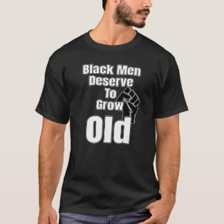 T-shirt Les Hommes Noirs Méritent De Croître À L'Histoire 
