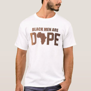 T-shirt Les hommes noirs sont Dope Melanin King Papa Père 