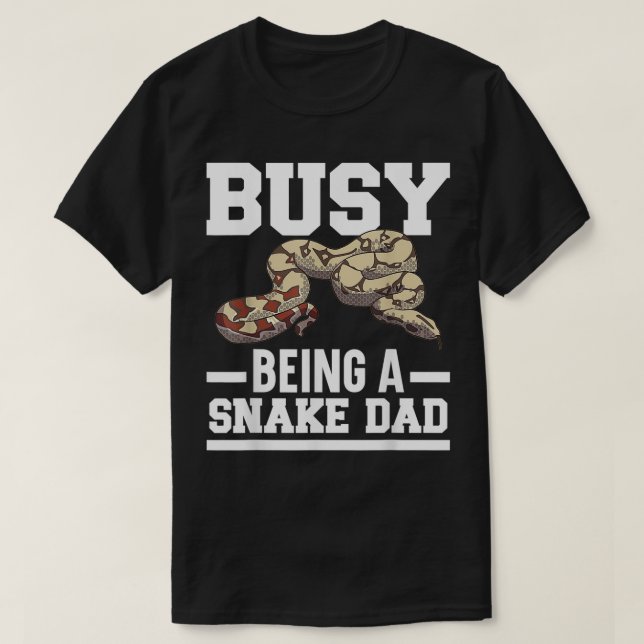 T-shirt Les Hommes Occupé Être Un Serpent Père Venom Serpe (Design devant)