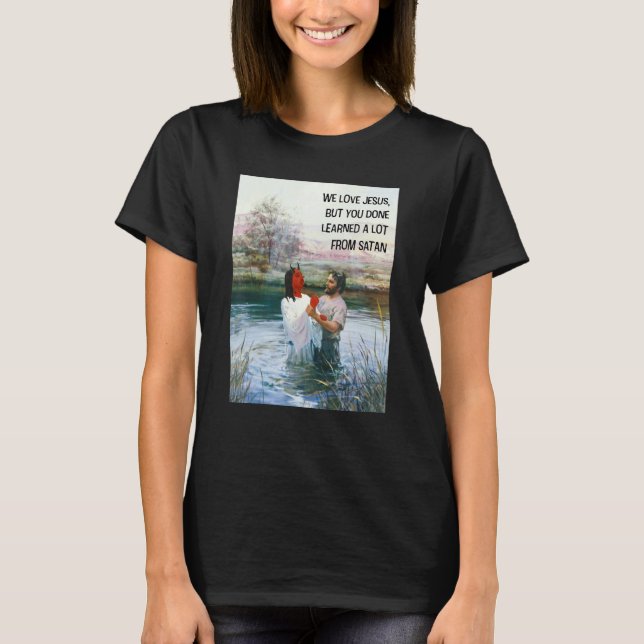 T-shirt Les hommes ont appris beaucoup (Devant)