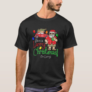 T-shirt Les Hommes Ont Un Larry Noël Un Funky Holiday Larr