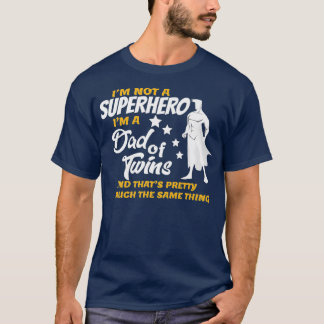 T-shirt Les hommes Papa de Twins Drôle cadeau pour Twins P