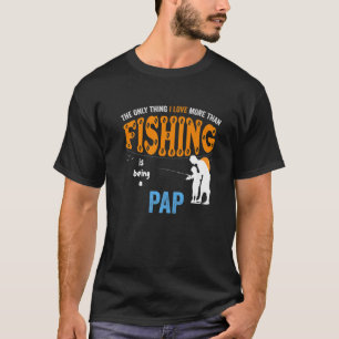 T-shirt Les hommes plus que l'amour Pap de pêche spécial G