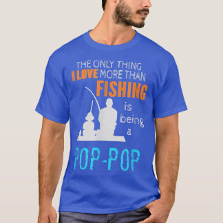 T-shirt Les hommes plus que l'amour Pêche Poppop Special G