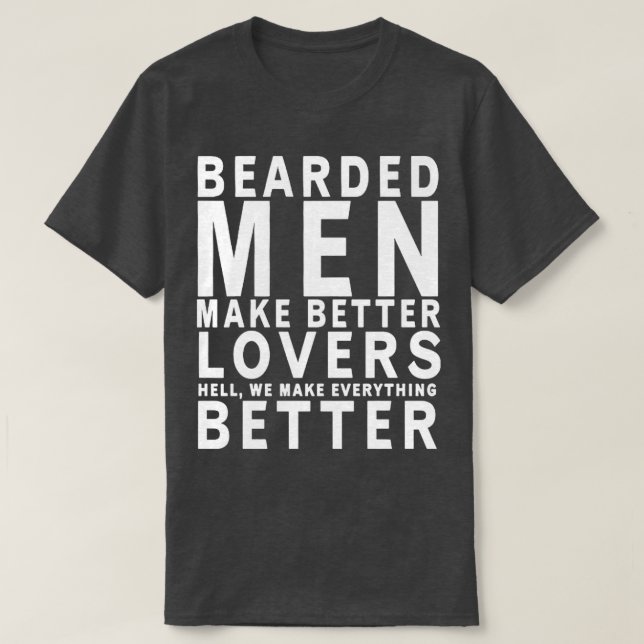 T-shirt Les Hommes Portés Font De Meilleurs Amateurs (Design devant)