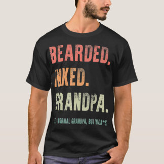 T-shirt Les Hommes Portés Grand-Père Enceint Comme Un Gran