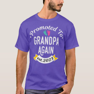 T-shirt Les hommes promus à grand-père à nouveau 2023 Bien